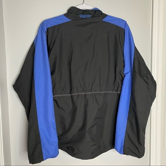 Vintage Gore Tex In Sport Black Blue Windbreaker Jacket - Picture 5 of 8